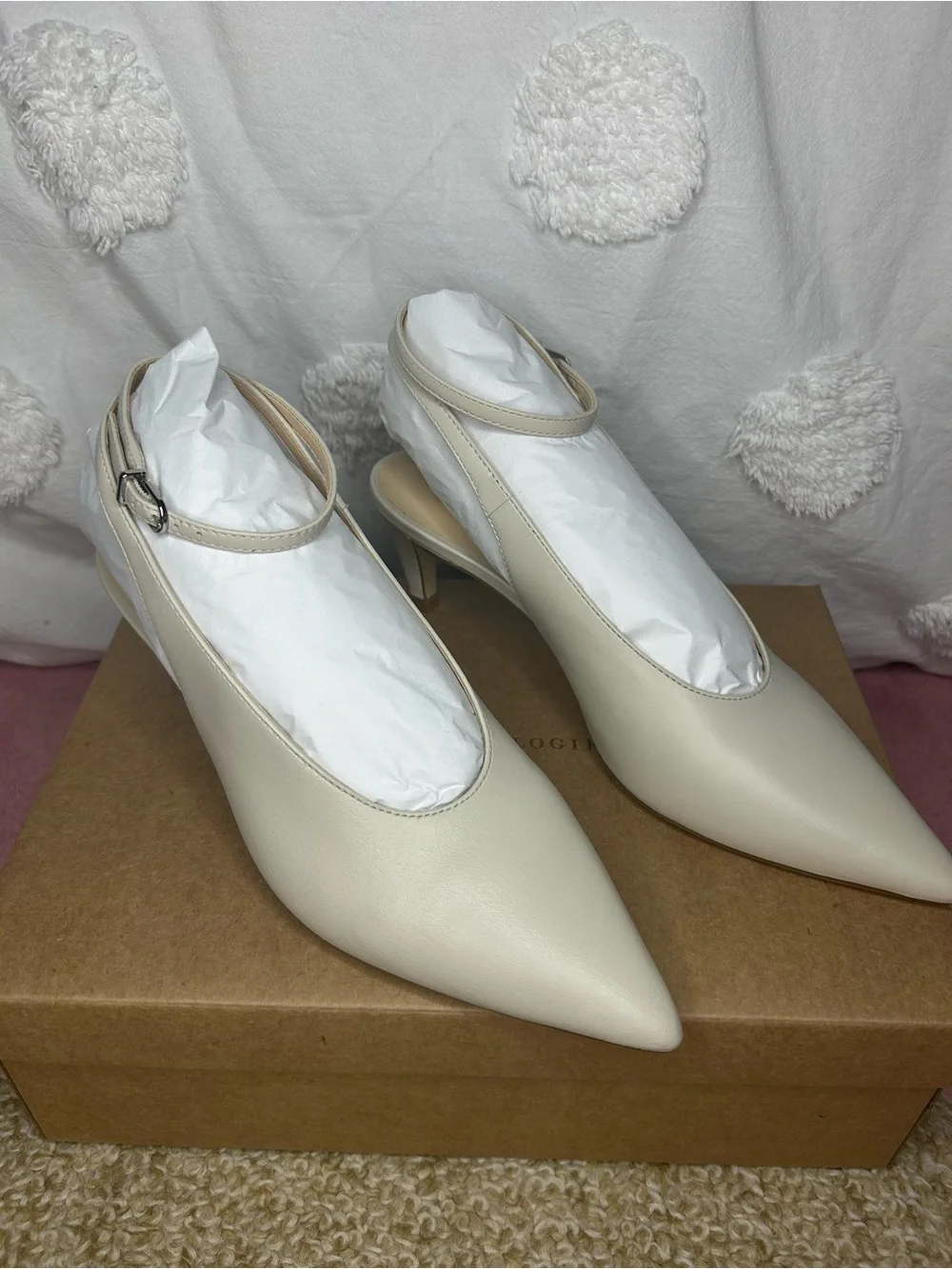 Anthropologie Ankle-Wrap Kitten Heels